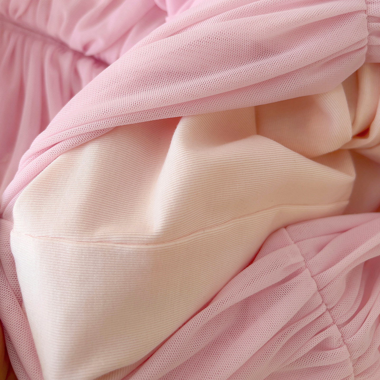 Pink Off Shoulder Ruched Party Dress 69542