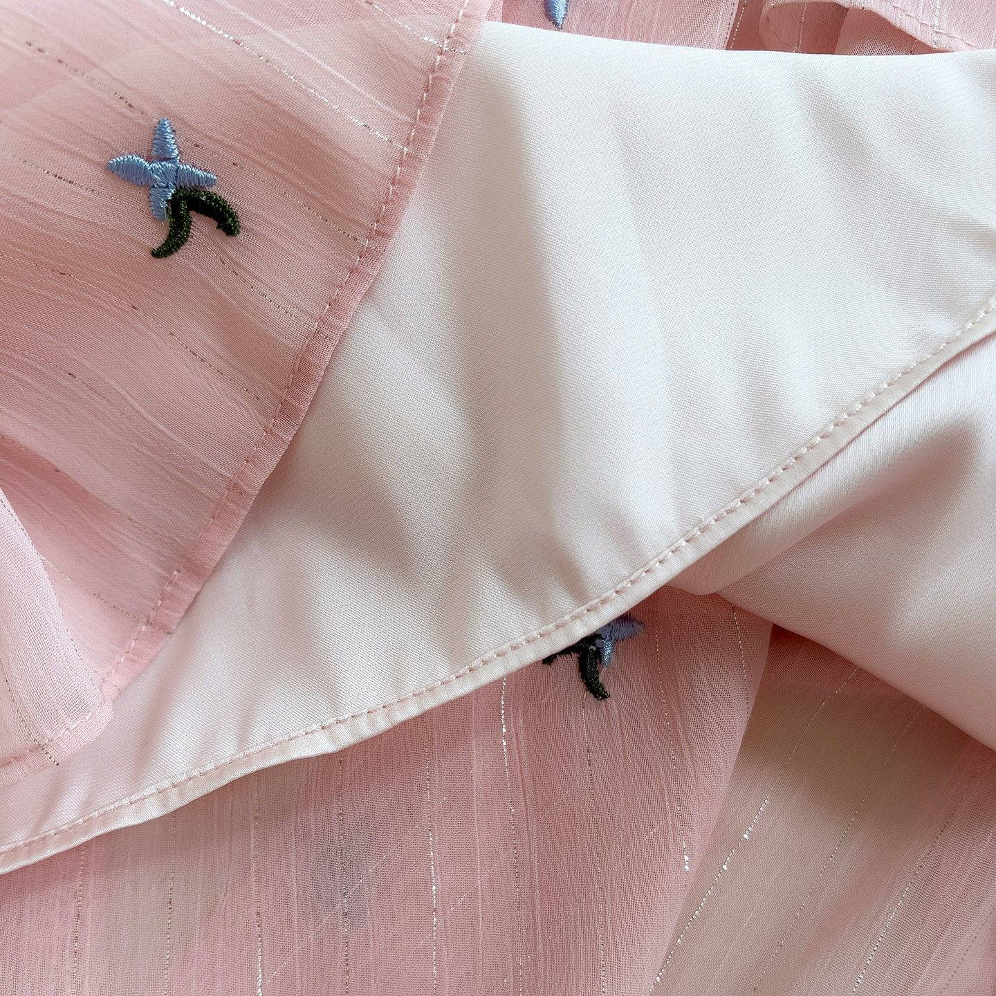 Dusty Pink Spaghetti-Strap Ruffle Tiered Dress69082