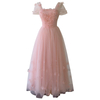 Light Pink Off-the-Shoulder Tulle Dress69592