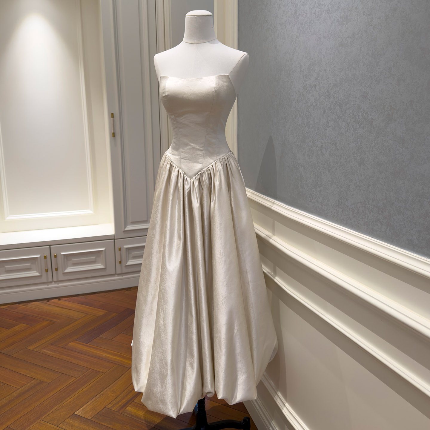 Off-White Strapless Dress69713