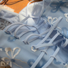 Dusty Blue Lace Embroidered Tulle Dress69660