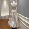 Off-White Strapless Dress69713