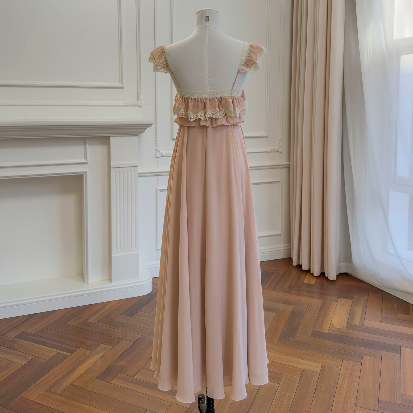 Yigelila 2026 Early Spring New Arrival, Slim Fit Sexy Spaghetti Strap Lace Trim Long Dress for Travel & Casual Wear69617