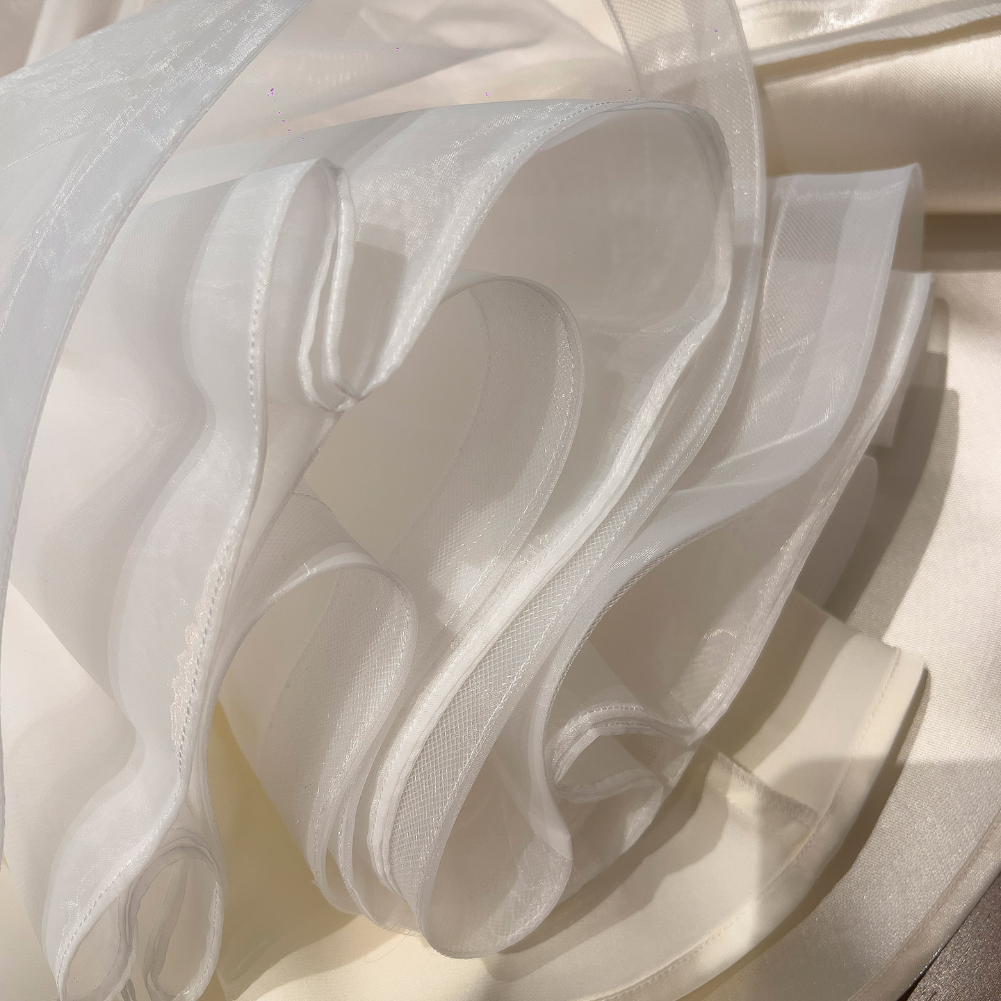 Champagne Satin Bow Dress 69456