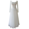 Gentle and elegant white tulle dress69595