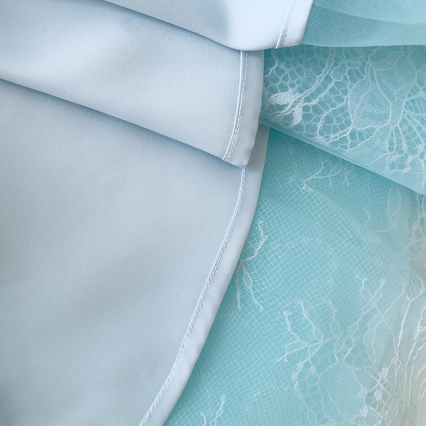 Light Blue Lace Corset Spaghetti Strap Maxi Dress69558