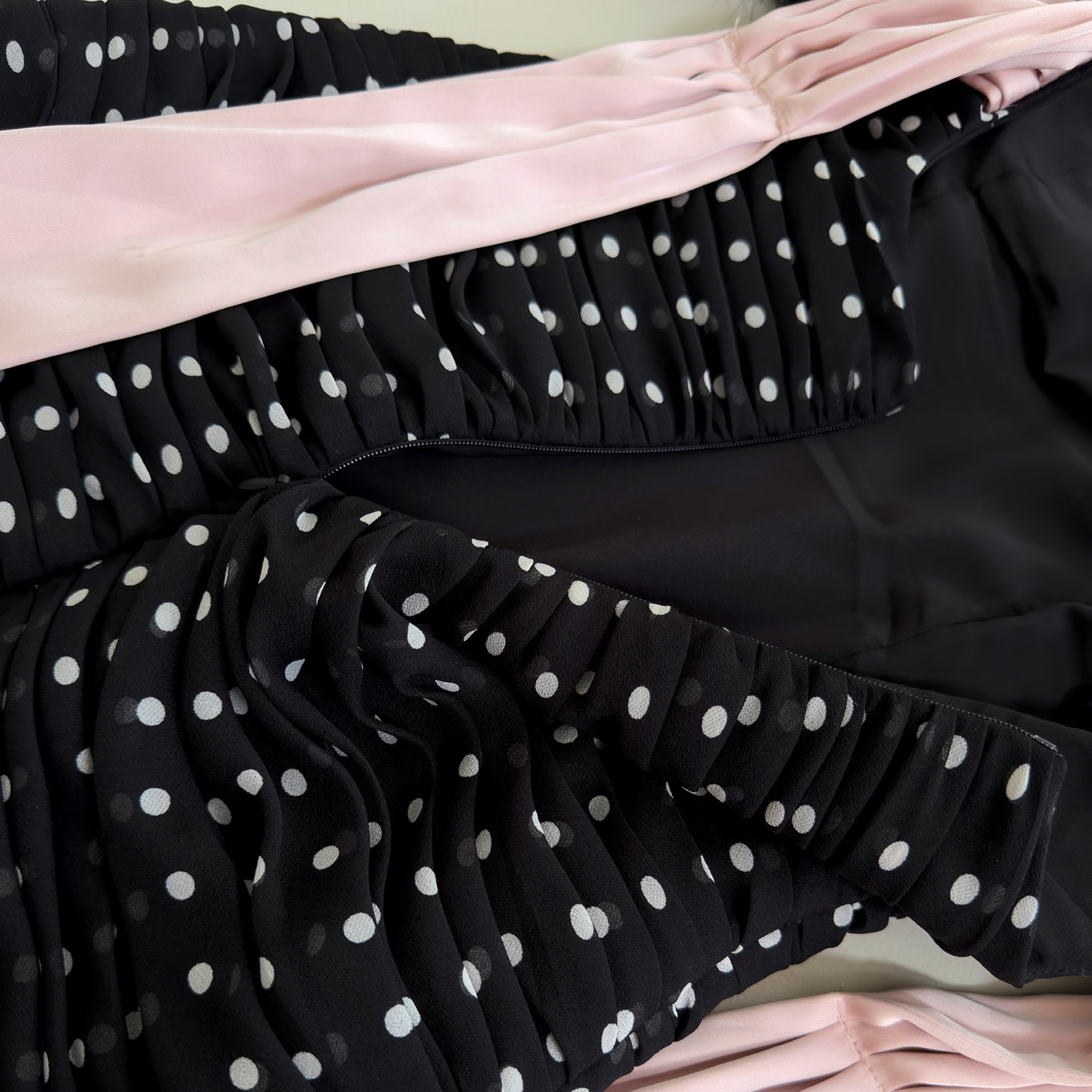 2026 Summer New European & American Style Women's Dress, Elegant Polka Dot Strapless Long Dress with Streamer, Sexy Slim Fit Fashion Dress69585