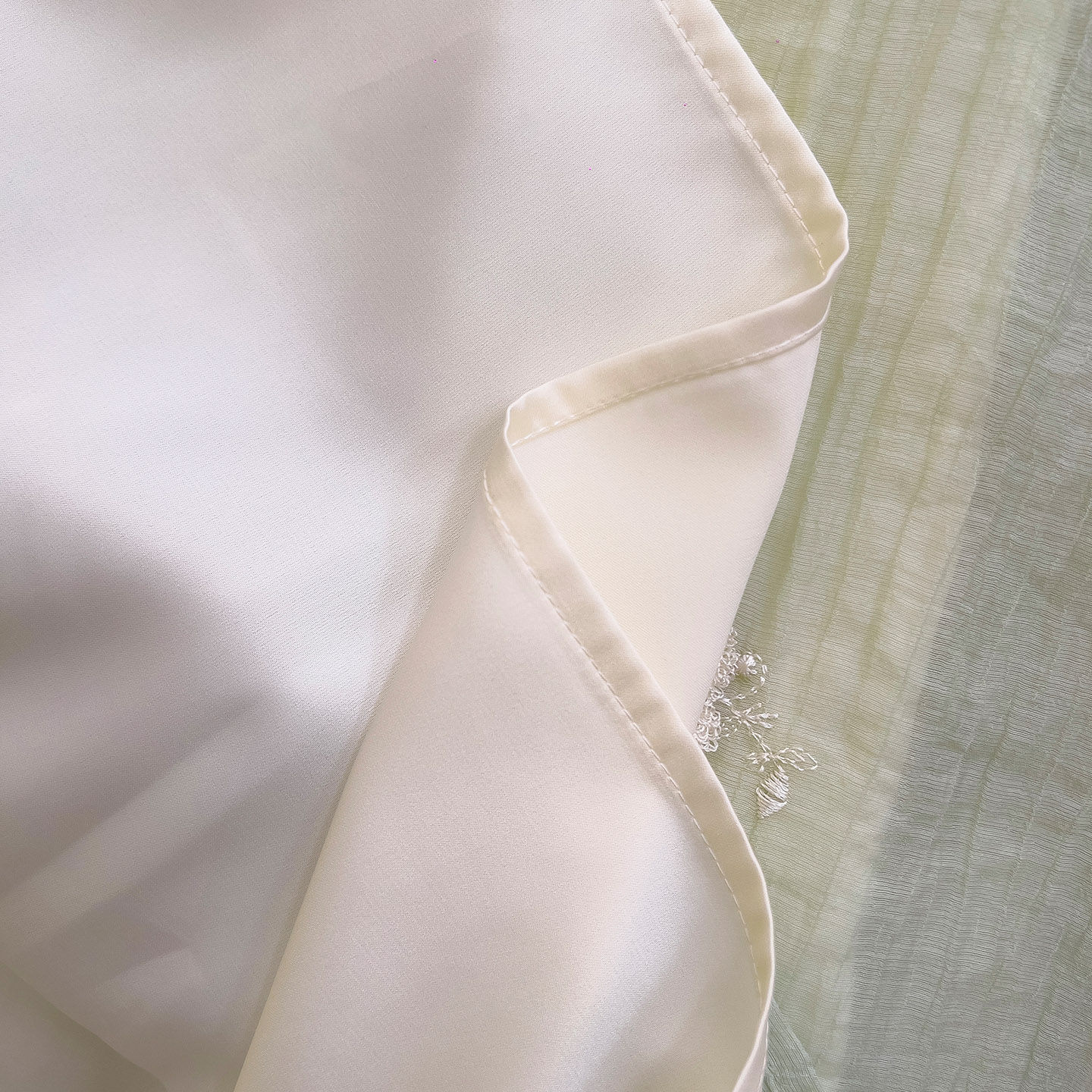 Light Green Floral Embroidered Gown 69552