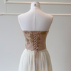 Nude Floral Corset Tulle Skirt Two-Piece Dress 71501+51417+51368