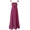 Early Spring New Pitaya Color Spaghetti Strap Dress, Elegant & Comfortable, Brightening, Waist-Fitted Long Dress, Loungewear69526