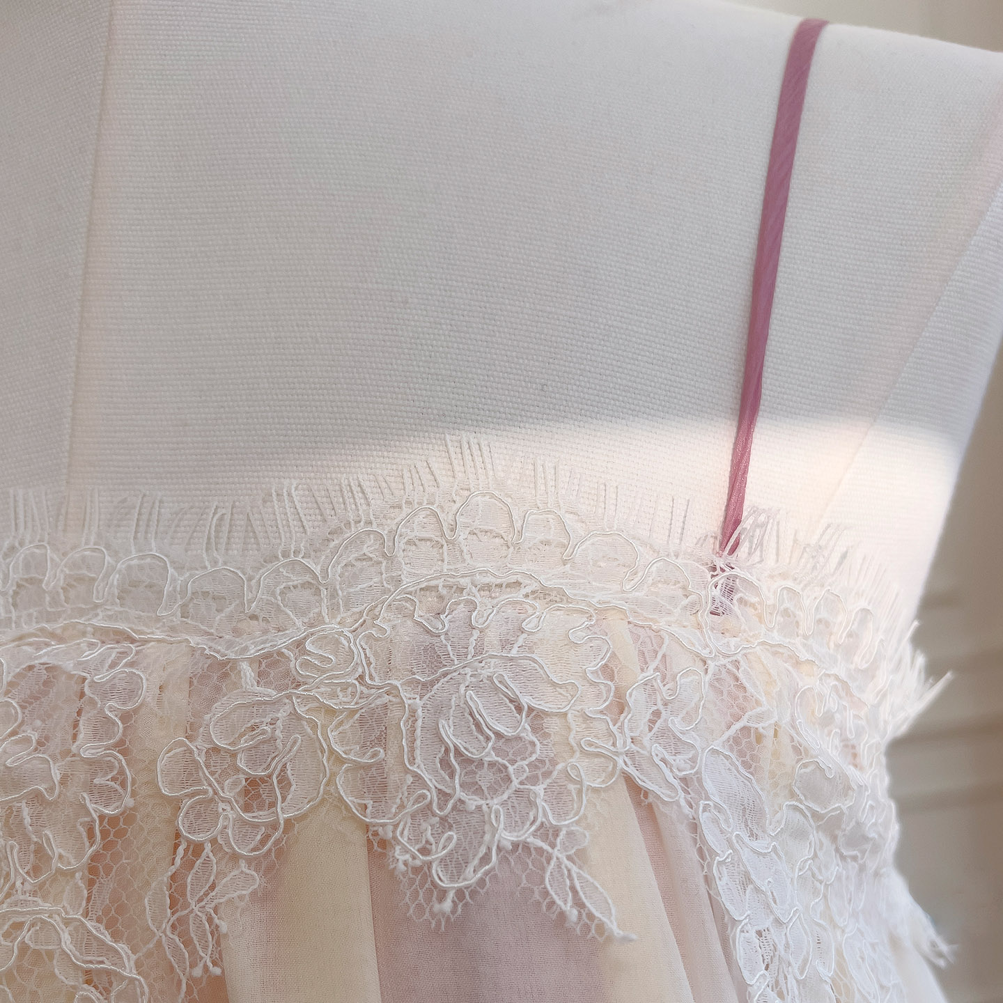 Romantic Tiered Lace Spaghetti Strap Dress 69535