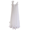 White 3D Floral Tulle Fairy Maxi Dress69590