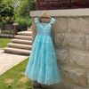 Fresh Mint Green Tulle Tiered Cake Dress69083