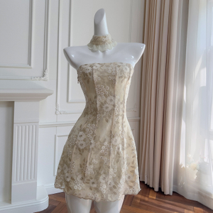 Vintage Embroidered Lace Dress69248