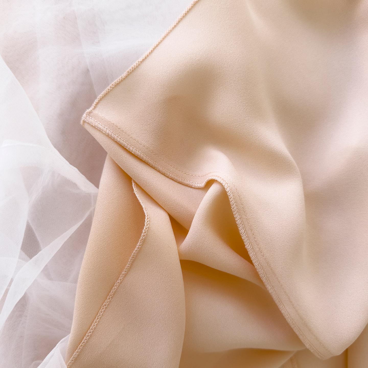 Heavy Embroidered Sheer Tulle Spliced Nude Pink Spaghetti Strap Dress69673