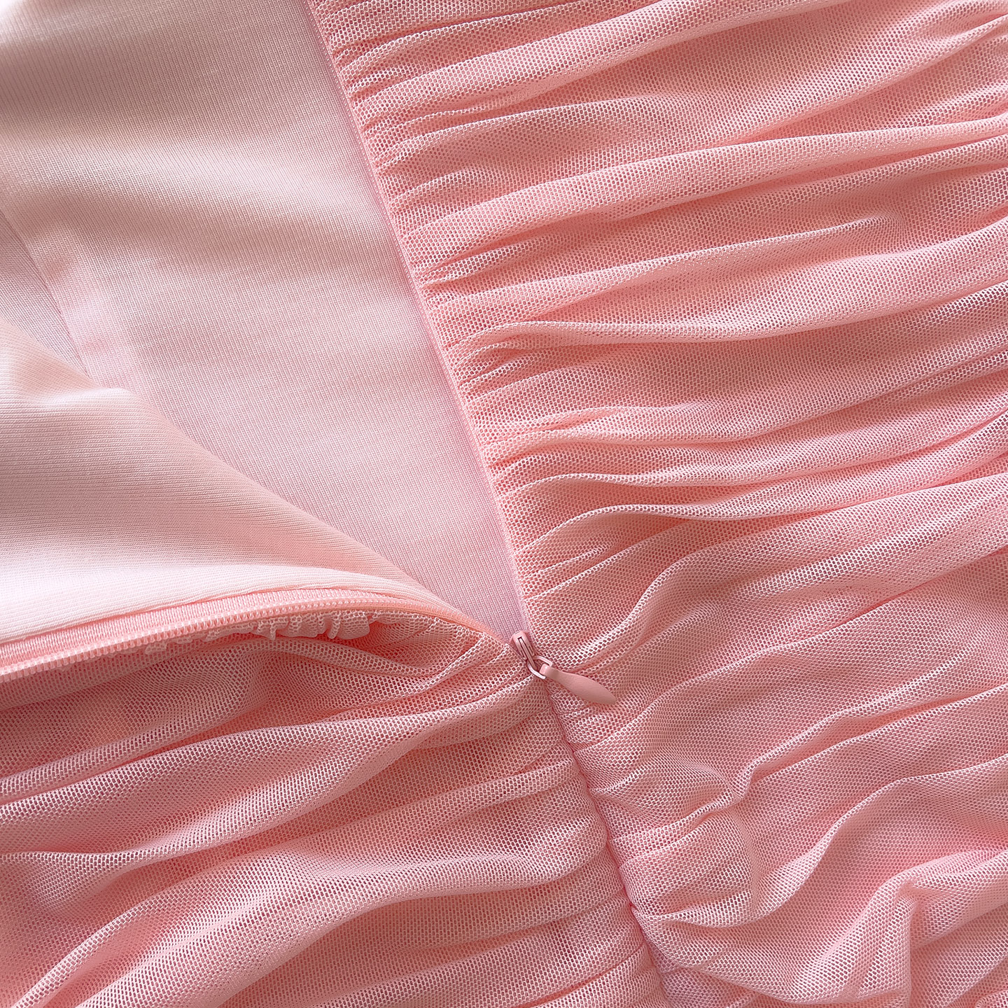 Pink Ruched Bodycon Mini Dress 69540