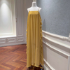 Atmospheric Mustard Yellow Spaghetti Strap Maxi Dress69612