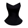 Boss Lady Style Black Waist-Cinching Corset Top71520