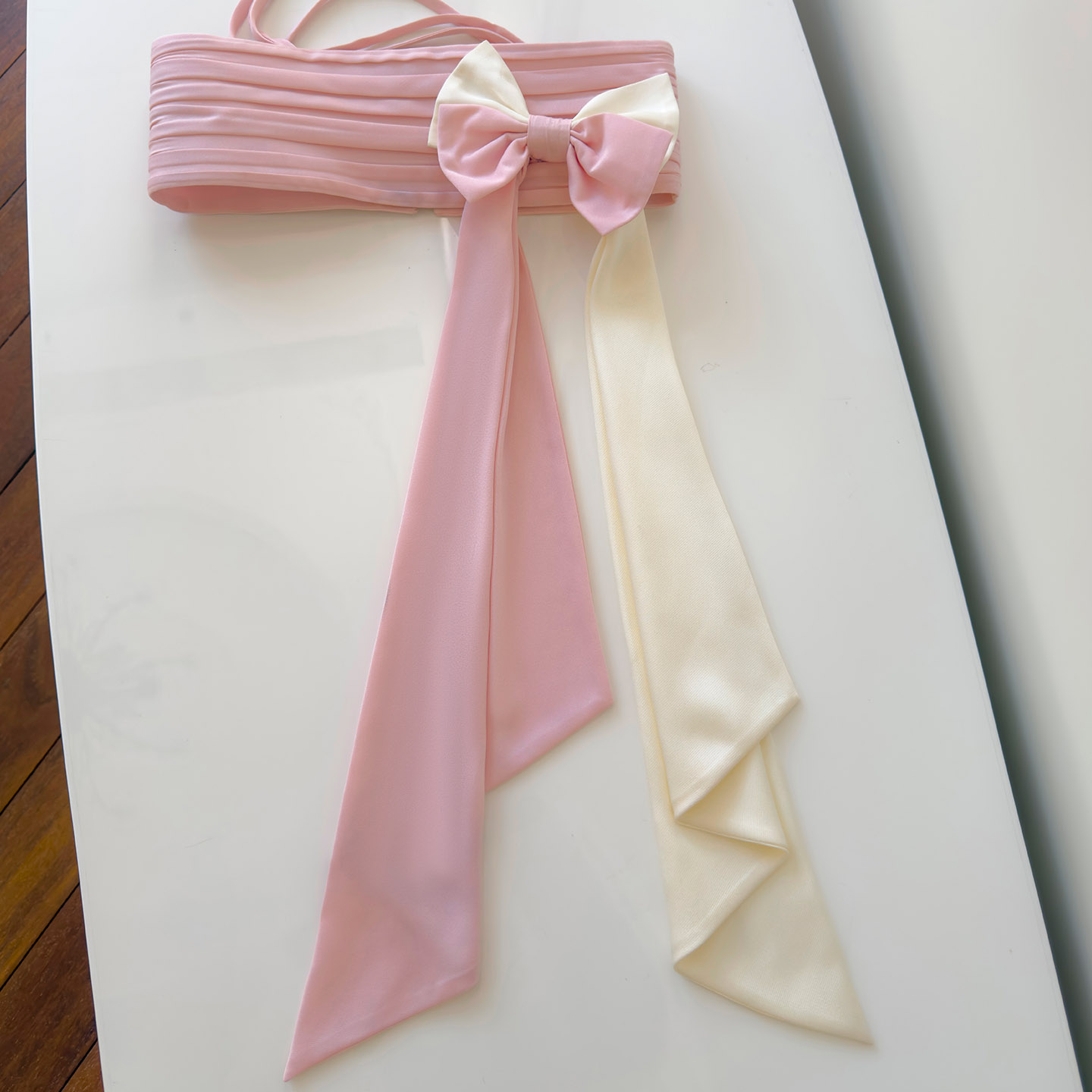 Pink Lace Bustier Tulle Spaghetti Strap Dress66517