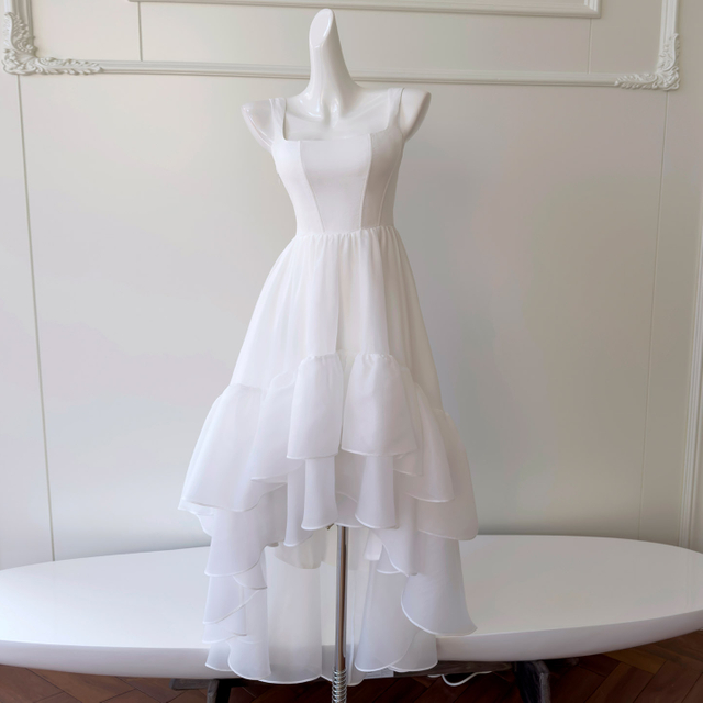 Ethereal "White Moonlight" Spaghetti Strap Dress69639