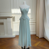 Light Mint Green Spaghetti Strap Corset Two-Piece Set51438+71523
