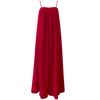 Red Chiffon Spaghetti Strap Maxi Dress with Lazy Chic Vibe69506