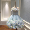 Dreamy Strapless Petal Princess Dress69643