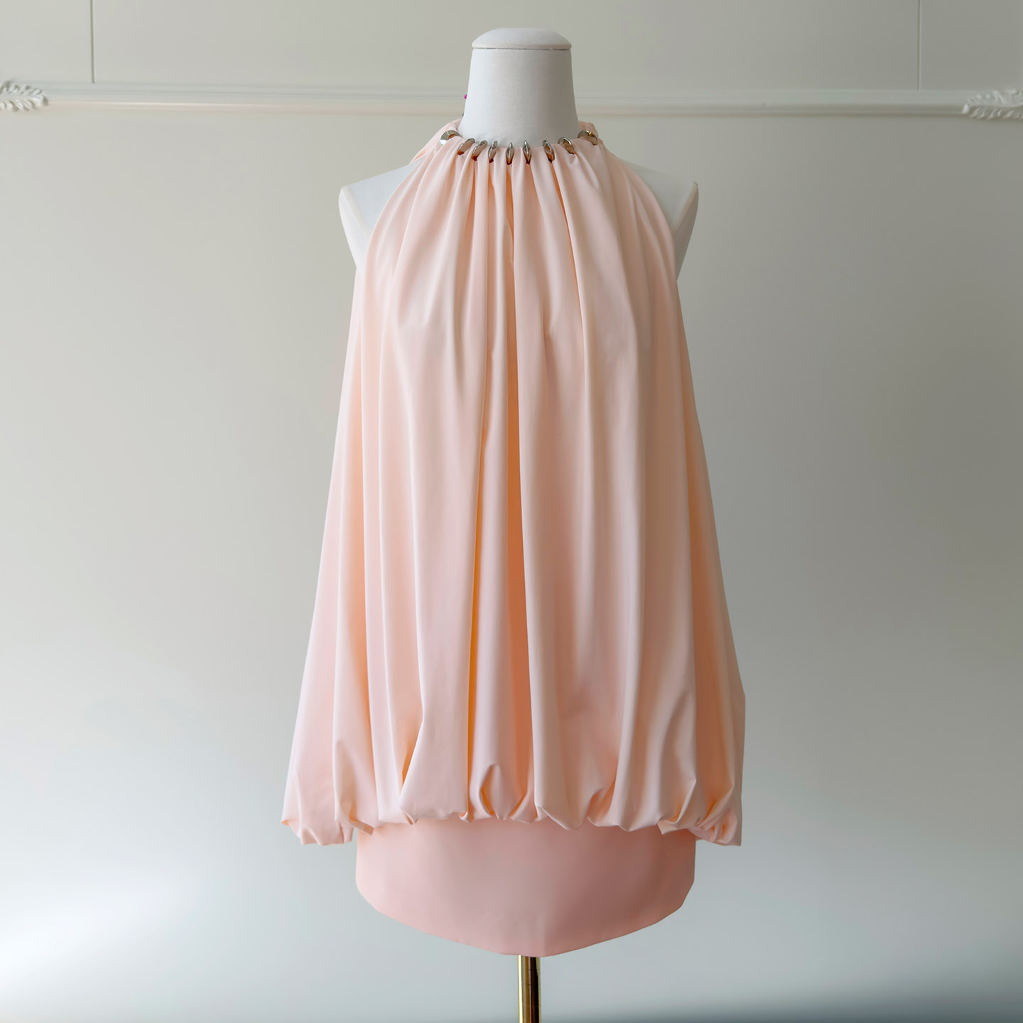 Gentle & Intellectual Light Pink Halter Neck Set71534+51446