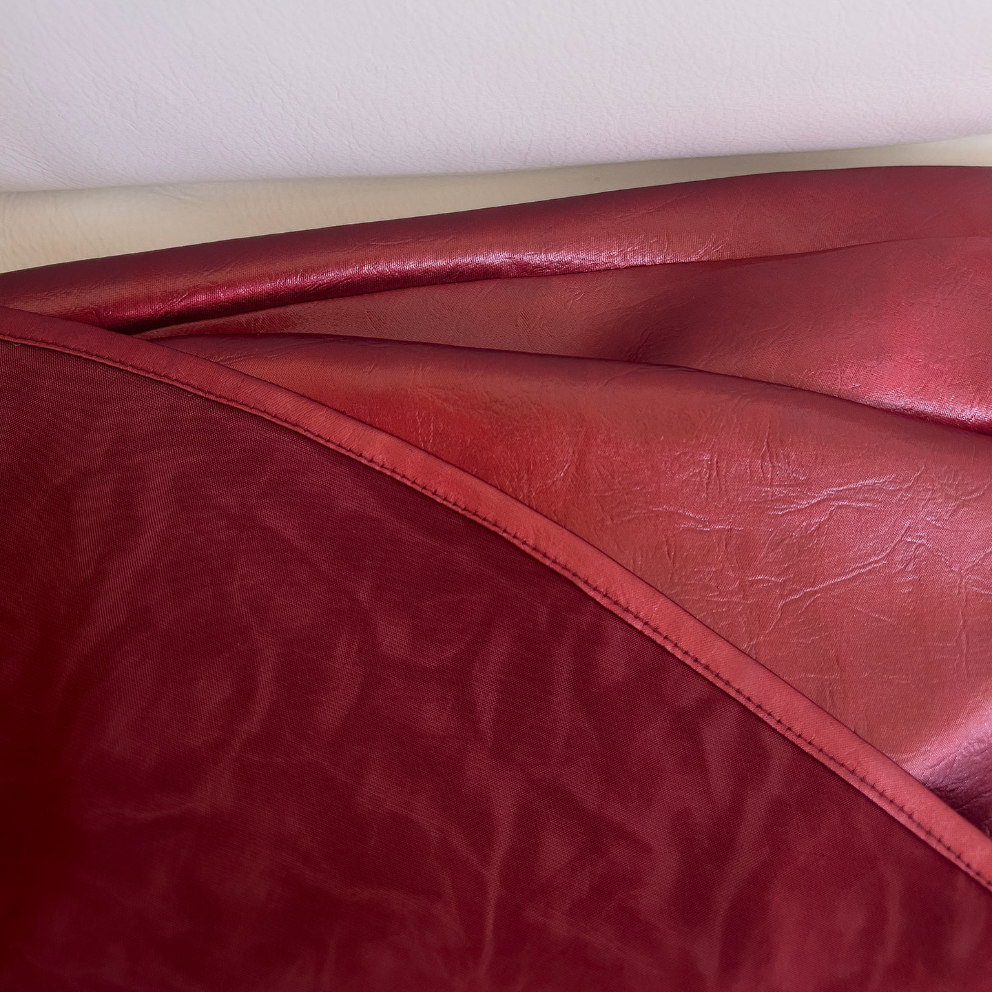 Vintage Luxe Burgundy Satin Evening Gown69525