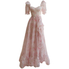 Soft Light Pink Floral Dress69762