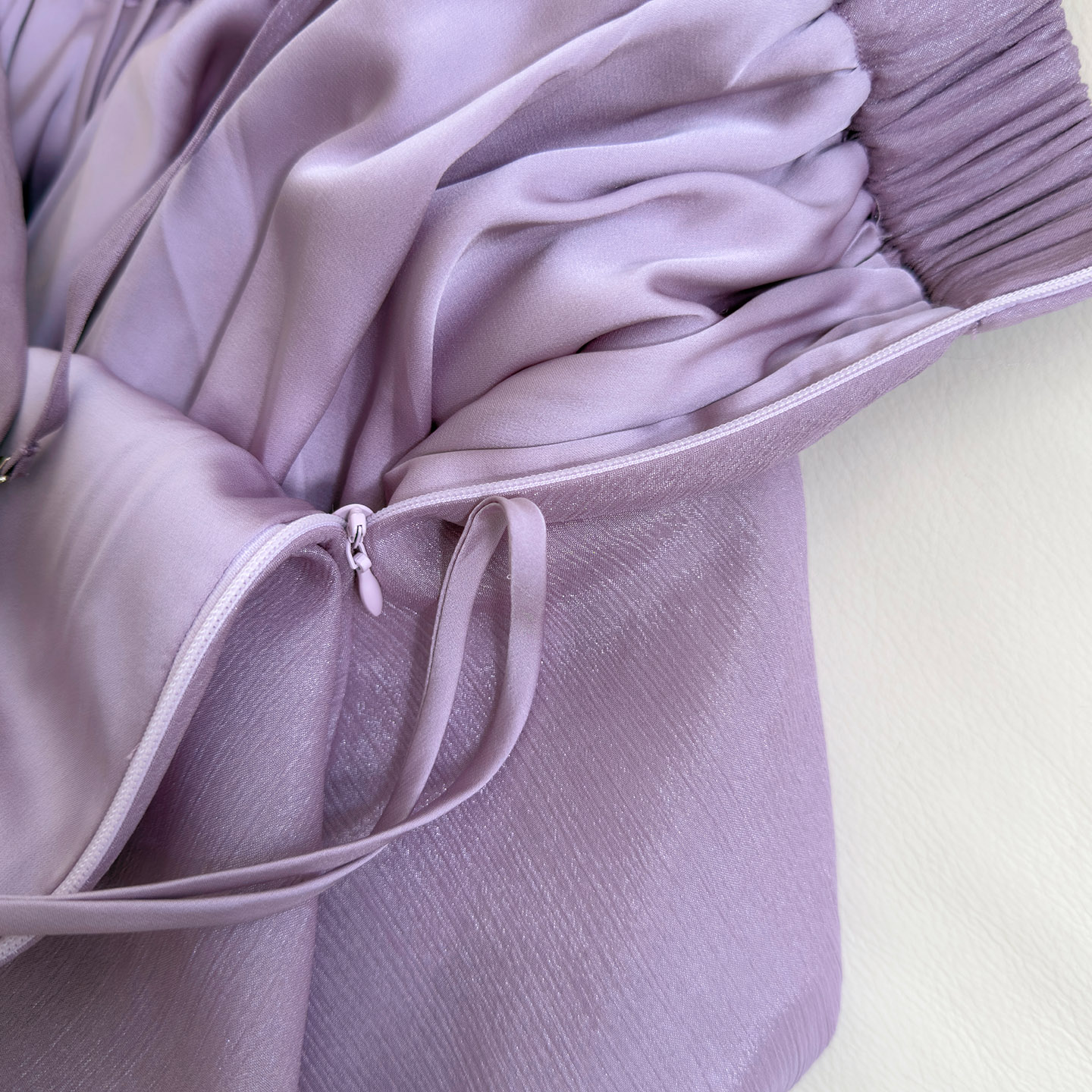 Gentle & Playful Taro Purple Strapless Dress69761