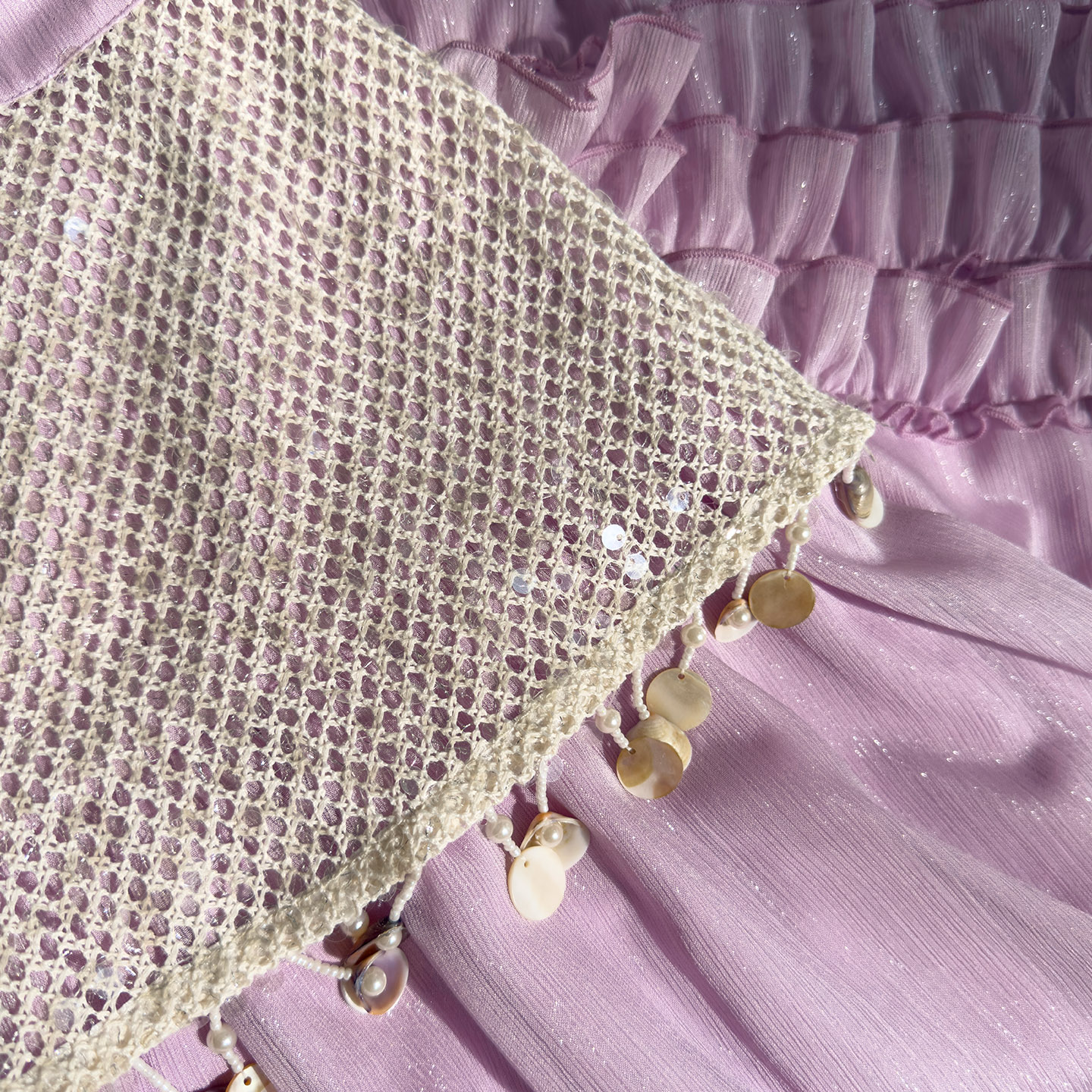 Lavender Halter Tulle Tiered Maxi Dress51445+71531