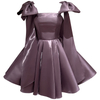 Elegant Vintage Satin Cocktail Dress69369
