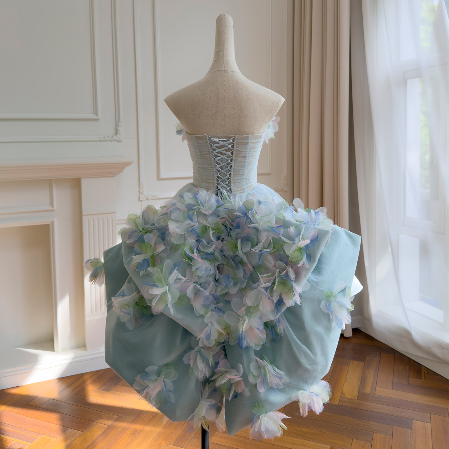 Dreamy Strapless Petal Princess Dress69643