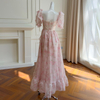 Soft Light Pink Floral Dress69762