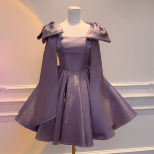Elegant Vintage Satin Cocktail Dress69369