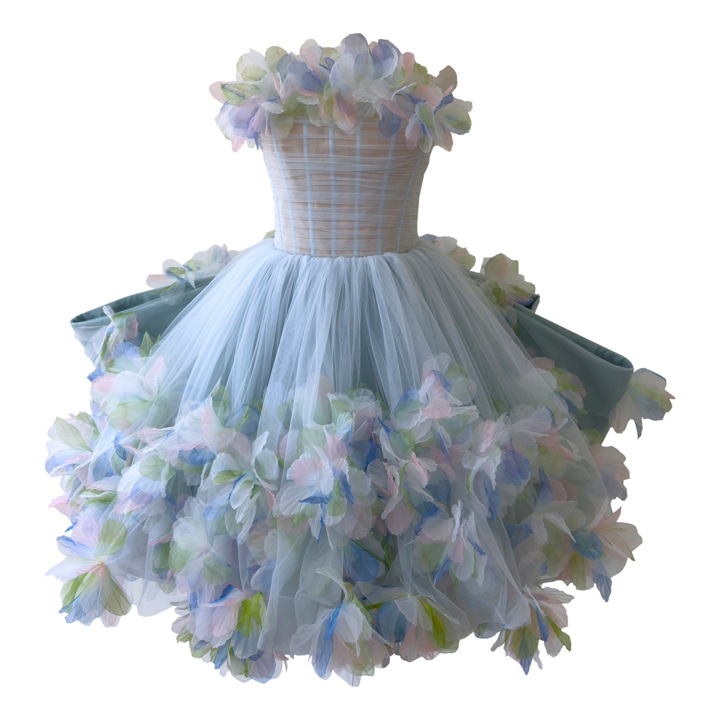 Dreamy Strapless Petal Princess Dress69643