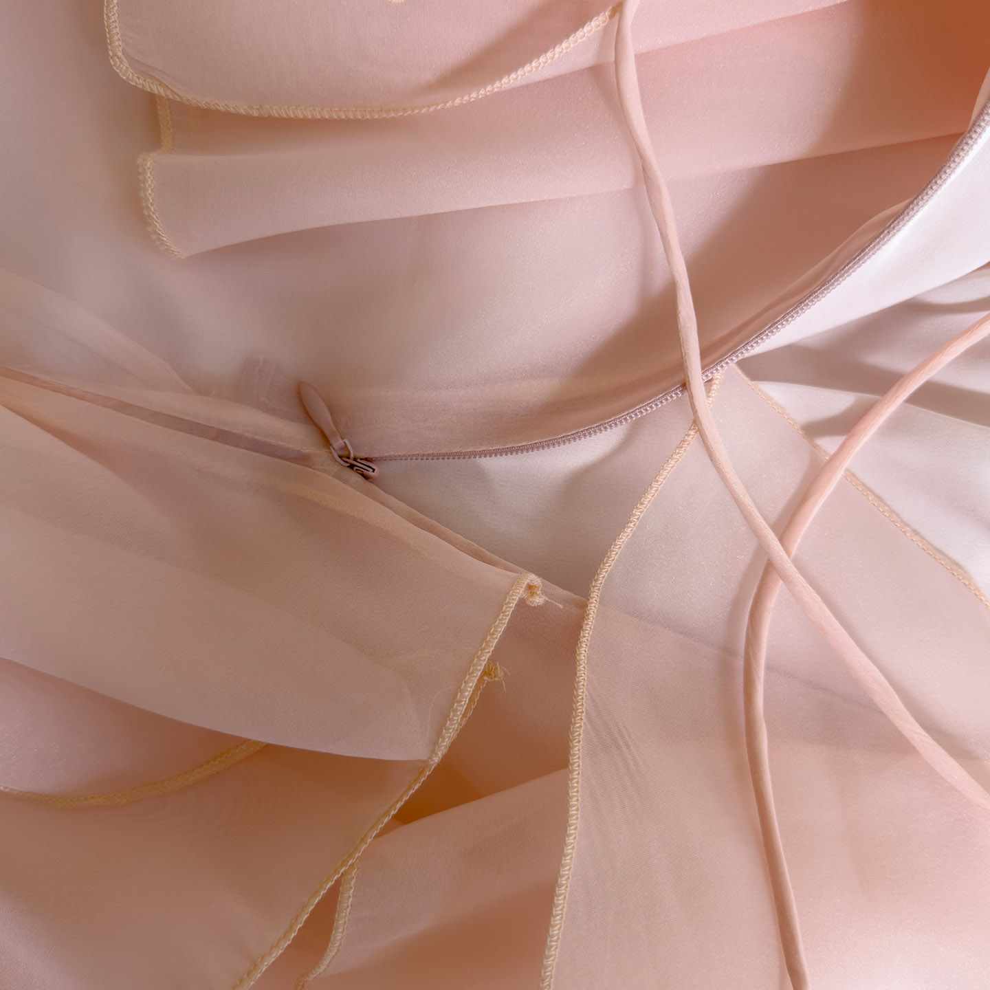 Blush Pink Halter Neck Maxi Dress with 3D Floral69739