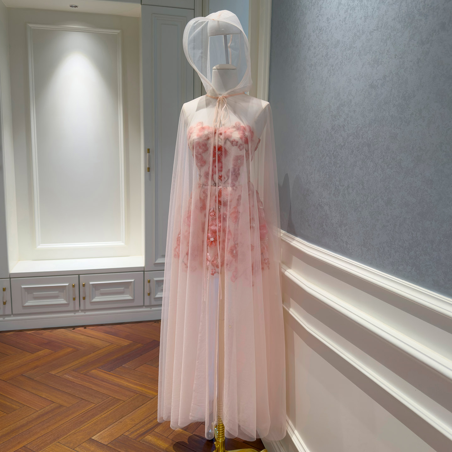 Light Pink Tulle & Lace Dress69648