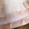 Peach Off-Shoulder A-Line Dress with Sheen Tulle71510+69319
