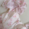 Soft Light Pink Floral Dress69762