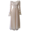 Apricot Beige Gentle Lace & Tulle Dress69099