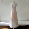 Gentle & Elegant Off-White Lace Dress69730