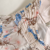 Light Pink Base with Blue Floral Halter Dress69756