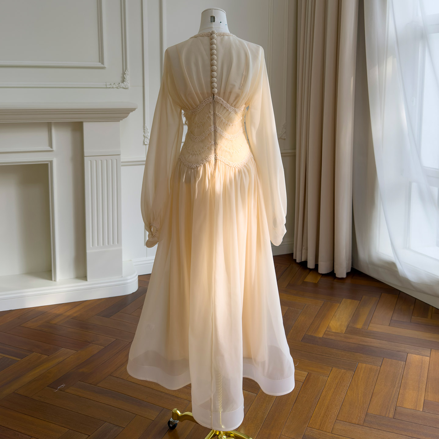 Vintage-Inspired French Style Dress69649