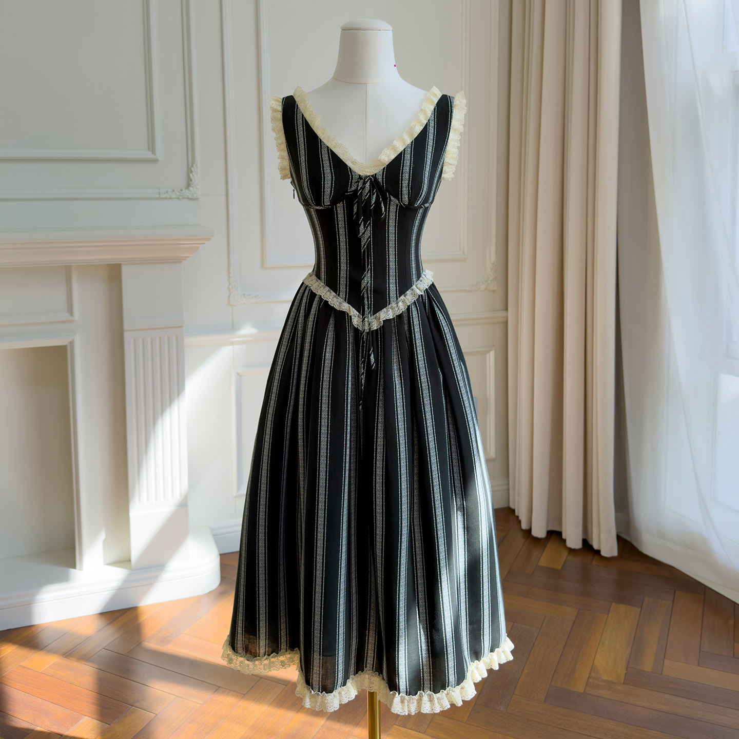 French Palace-Inspired Romantic Dress69752