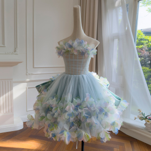 Dreamy Strapless Petal Princess Dress69643