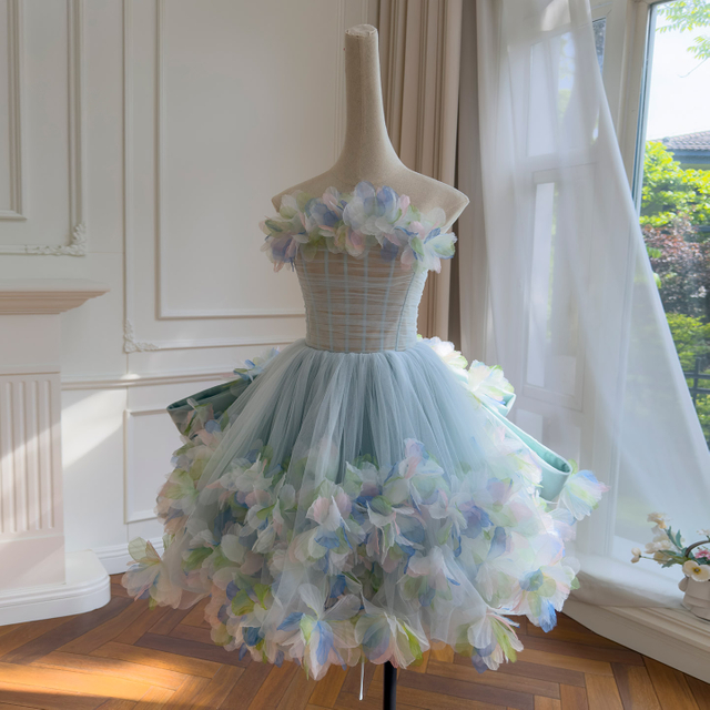 Dreamy Strapless Petal Princess Dress69643
